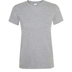 Koszulka Damska Regent Melange. Szare bluzki SOL'S, m, bez wzorów, sportowe, bez kołnierzyka, bez ramiączek. Za 38.99 zł.