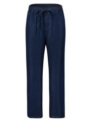 Zero Spodnie w kolorze granatowym rozmiar: 42. Niebieskie spodnie materiałowe Zero, na co dzień, bez wzorów, z lyocellu. Za 86.99 zł.