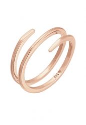 Elli Damski zawijany filigranowy Twist Trend, srebro 925 Sterling Silver Pierścionki 1 ct. Szare pierścionki Elli, srebrne. Za 238.99 zł.