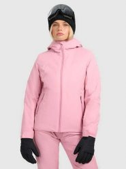 4F Kurtka narciarska w kolorze jasnoróżowym rozmiar: XXL. Różowe kurtki narciarskie 4f, m, bez wzorów, bez kaptura, narciarskie. Za 189.29 zł.