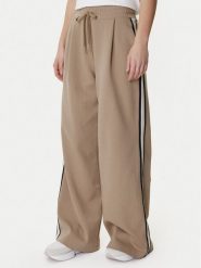 Weekend Max Mara Spodnie dresowe Perdoni 2615781051 Beżowy Wide Leg. Brązowe spodnie dresowe Weekend Max Mara, l, bez wzorów, z bawełny. Za 789.99 zł.