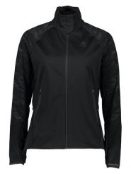 Odlo Kurtka sportowa w kolorze czarnym rozmiar: S. Czarne kurtki sportowe Odlo, s, bez wzorów, z materiału, bez kaptura, outdoorowe. Za 426.45 zł.