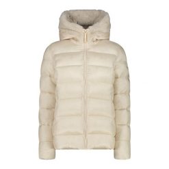 Damska kurtka z kapturem CMP. Białe kurtki narciarskie CMP, l, bez wzorów, z puchu, z kapturem, narciarskie. W wyprzedaży za 339.99 zł.