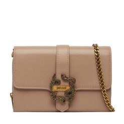 Portfel Just Cavalli. Brązowe portfele Just Cavalli, bez wzorów. Za 689.99 zł.