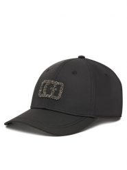 Guess Czapka z daszkiem AW5370 POL01 Czarny. Czarne czapki Guess, z aplikacjami, z materiału. Za 159.99 zł.