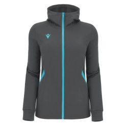 Damska bluza z kapturem full zip Macron Bastet. Niebieskie bluzy Macron, na jesień, xl, bez wzorów, z dzianiny, z kapturem. Za 268.50 zł.