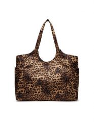 DeeZee Torebka LA482-2343 Brązowy. Brązowe shopper DeeZee, bez wzorów, z materiału, bez dodatków. Za 129.99 zł.