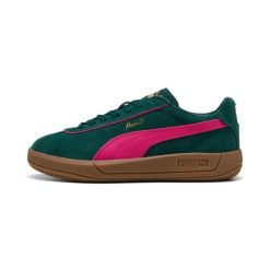 Damskie zamszowe buty sportowe Puma Club Klassika. Zielone obuwie sportowe Puma, z zamszu, bez zapięcia. Za 323.00 zł.