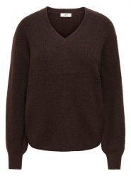 JDY Sweter w kolorze brązowym rozmiar: L. Brązowe swetry JDY, l, bez wzorów, bez ramiączek. Za 129.95 zł.