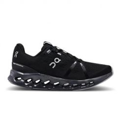 Buty do biegania damskie On Cloudsurfer 7. Czarne obuwie sportowe On, z materiału, bez zapięcia, do biegania. Za 929.00 zł.