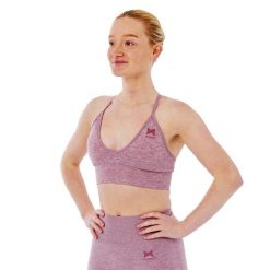 Xtreme Sportswear Biustonosz sportowy damski Różowy. Czerwone koszulki sportowe XTREME SOCKSWEAR, bez wzorów, bez ramiączek, na fitness i siłownię. Za 138.99 zł.