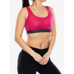 Biustonosz termoaktywny Sensor Merino Active Bra. Czerwone bielizna sportowa Sensor, xl, bez wzorów. Za 135.99 zł.