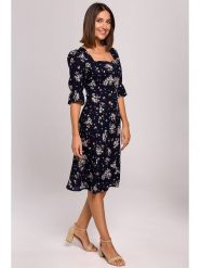 Stylove Sukienka w kolorze granatowym rozmiar: M. Niebieskie sukienki Stylove, m, bez wzorów, bez kołnierzyka, bez ramiączek, midi. Za 245.38 zł.