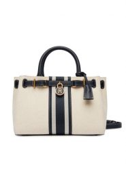Tommy Hilfiger Torebka American Icon Mini Tote Canvas AW0AW18543 Kolorowy. Brązowe torebki klasyczne TOMMY HILFIGER, bez wzorów, z materiału, bez dodatków. Za 1,299.00 zł.