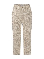 FYNCH-HATTON Lniane spodnie w kolorze beżowym rozmiar: 40. Brązowe spodnie materiałowe Fynch-Hatton, na co dzień, bez wzorów, ze lnu. Za 121.99 zł.