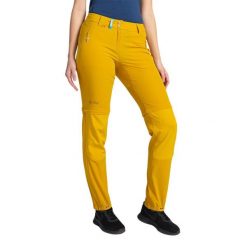 Damskie spodnie outdoorowe Kilpi HOSIO-W. Żółte spodnie sportowe Kilpi, l, bez wzorów, z nylonu, trekkingowe. Za 370.41 zł.