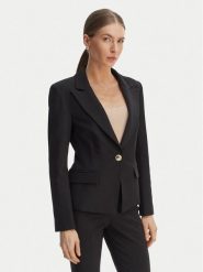 Rinascimento Marynarka CFC0128649003 Czarny Slim Fit. Czarne marynarki i żakiety Rinascimento, s, bez wzorów, z syntetyku. Za 749.99 zł.