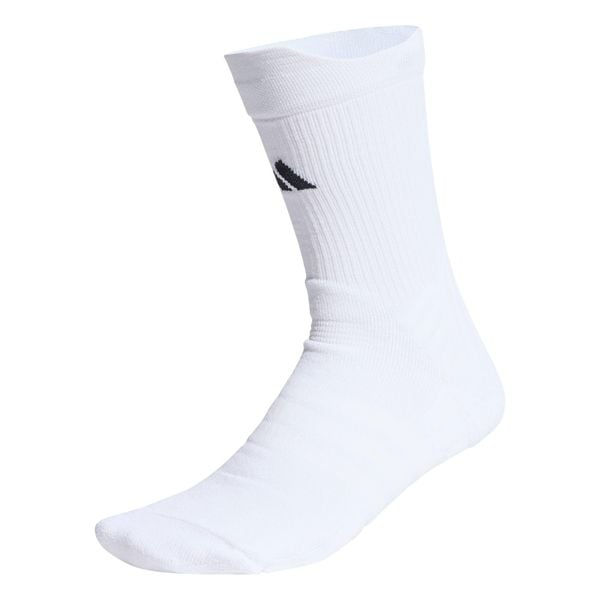 Skarpety Tennis Crew Socks Cushioned, 1 Para W Opakowaniu. Białe skarpety Adidas, bez wzorów. Za 79.95 zł.
