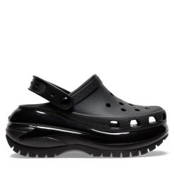 Klapki Crocs. Czarne klapki Crocs, bez wzorów, bez obcasa. Za 229.99 zł.
