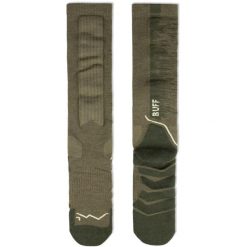 Skarpetki Buff MERINO HW OVER THE CALF SOCKS HWO2. Zielone skarpety Buff, bez wzorów, z elastanu. Za 159.90 zł.