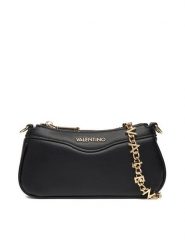 Valentino Torebka Elly VBS9IP13 Czarny. Czarne listonoszki Valentino, bez wzorów, ze skóry, bez dodatków. Za 449.99 zł.