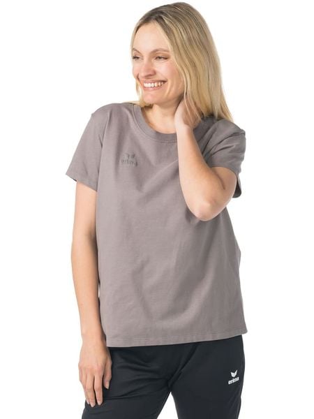 Erima Koszulka "CMPT" w kolorze szarobrązowym rozmiar: 46. Brązowe bluzki Erima, bez wzorów, z bawełny, bez kołnierzyka, bez ramiączek. Za 84.79 zł.