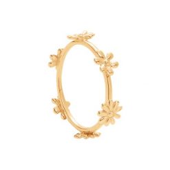 Pierścionek Flowers pozłacany. Żółte pierścionki Lilou, pozłacane. Za 149.00 zł.