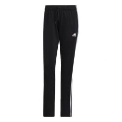 Essentials Warm-Up 3-Stripes Track Pants. Czarne spodnie dresowe Adidas, xs, bez wzorów, z dresówki. W wyprzedaży za 167.90 zł.