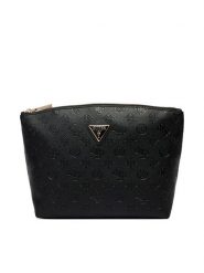 Guess Kosmetyczka Wilder Travel TWDP74 52965 Czarny. Czarne kufry i kosmetyczki Guess, z aplikacjami, ze skóry, bez dodatków. Za 210.99 zł.