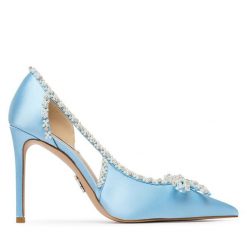 Szpilki Steve Madden. Niebieskie szpilki Steve Madden, bez wzorów, bez obcasa, na szpilce, bez zapięcia. Za 689.99 zł.