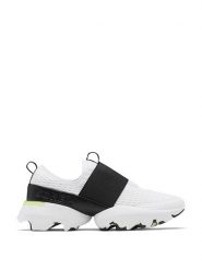 Sorel Sneakersy "Kinetic" w kolorze biało-czarnym rozmiar: 40. Białe trampki Sorel, bez wzorów, z materiału, bez zapięcia. Za 180.06 zł.