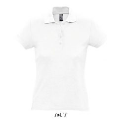 Polo Sol's Passion. Białe koszulki polo SOL'S, l, bez wzorów, z bawełny, bez kołnierzyka, bez ramiączek. Za 57.80 zł.