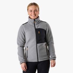 Bluza polarowa turystyka damska Swedemount Nordkap Pile Jacket wodoodporna. Czarne bluzy SWEDEMOUNT, na zimę, bez wzorów, z polaru, bez kaptura. Za 399.99 zł.