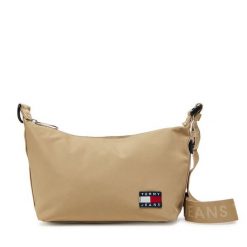 Torebka Tommy Jeans. Brązowe torebki klasyczne Tommy Jeans, bez wzorów, z jeansu, bez dodatków. Za 159.99 zł.