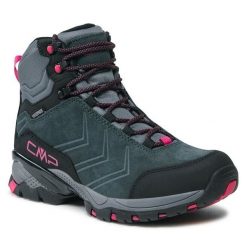 Trekkingi CMP. Szare obuwie sportowe CMP, bez zapięcia, trekkingowe. Za 349.99 zł.