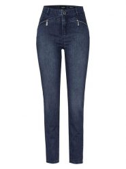 Rosner Dżinsy "Audrey" - Skinny fit - w kolorze granatowym rozmiar: 44/L30. Niebieskie jeansy Rosner, l, bez wzorów, z podwyższonym stanem. Za 166.49 zł.