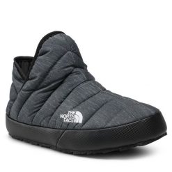 Kapcie The North Face. Szare obuwie domowe The North Face, bez wzorów, bez zapięcia. Za 349.99 zł.