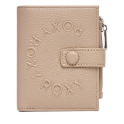 Portfel Roxy. Brązowe portfele Roxy, bez wzorów. Za 59.99 zł.