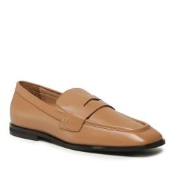 Lordsy Gino Rossi. Brązowe lordsy Gino Rossi, bez wzorów, bez obcasa, bez zapięcia. Za 219.99 zł.