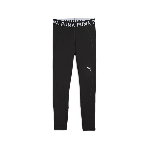 Damskie legginsy PUMA STRONG PUMA. Czarne legginsy Puma, bez wzorów, z podwyższonym stanem, do biegania. Za 159.00 zł.