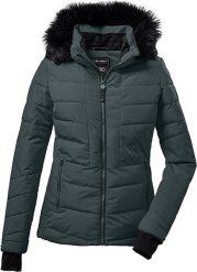 Kurtka narciarska damska Killtec Ksw 210. Zielone kurtki narciarskie Killtec, l, bez wzorów, z lycry, bez kaptura, narciarskie. Za 431.99 zł.