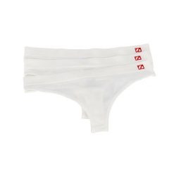 US-001 String - Stringi, Zestaw 3, Biały. Białe stringi BARNETT, bez wzorów, z elastanu. Za 108.56 zł.