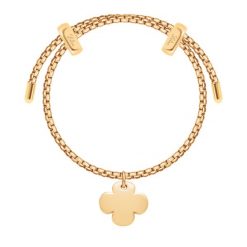 Bransoletka Liana pozłacana z koniczyną. Bransoletki Lilou, pozłacane. Za 308.00 zł.