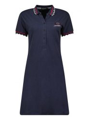 Canadian Peak Sukienka polo "Jamaeleak" w kolorze granatowym rozmiar: XL. Niebieskie sukienki Canadian Peak, xl, bez wzorów, z bawełny, bez kołnierzyka, bez ramiączek, midi. Za 92.42 zł.