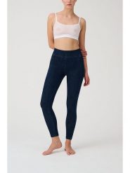 ITEM m6 Jegginsy w kolorze granatowym rozmiar: 36. Niebieskie jeansy ITEM m6, m, bez wzorów, z podwyższonym stanem. Za 281.76 zł.