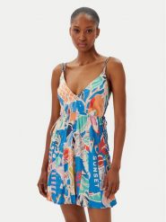 Maaji Sukienka letnia Tropical Bliss Tropi PT2537CSD001 Kolorowy Regular Fit. Sukienki Maaji, na lato, m, bez wzorów, z wiskozy, bez kołnierzyka, bez ramiączek. Za 299.99 zł.