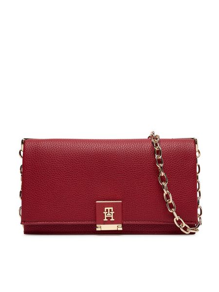 Tommy Hilfiger Torebka Th Her Chain AW0AW17403 Czerwony. Czerwone listonoszki TOMMY HILFIGER, bez wzorów, ze skóry, bez dodatków. Za 569.99 zł.