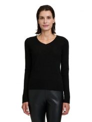 Betty Barclay Kaszmirowy sweter w kolorze czarnym rozmiar: 38. Czarne swetry Betty Barclay, bez wzorów, z kaszmiru, bez ramiączek. Za 117.45 zł.