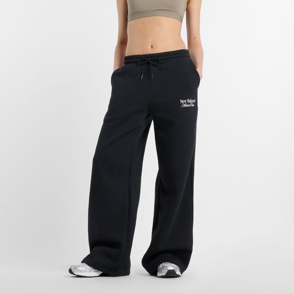 Spodnie damskie New Balance WP51954BK – czarne. Czarne spodnie materiałowe New Balance, na co dzień, l, bez wzorów, z bawełny. Za 169.99 zł.