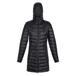 Płaszcz Ocieplany Z Kapturem Damski Andel III. Czarne płaszcze Regatta, xs, bez wzorów, z kapturem. Za 255.99 zł.